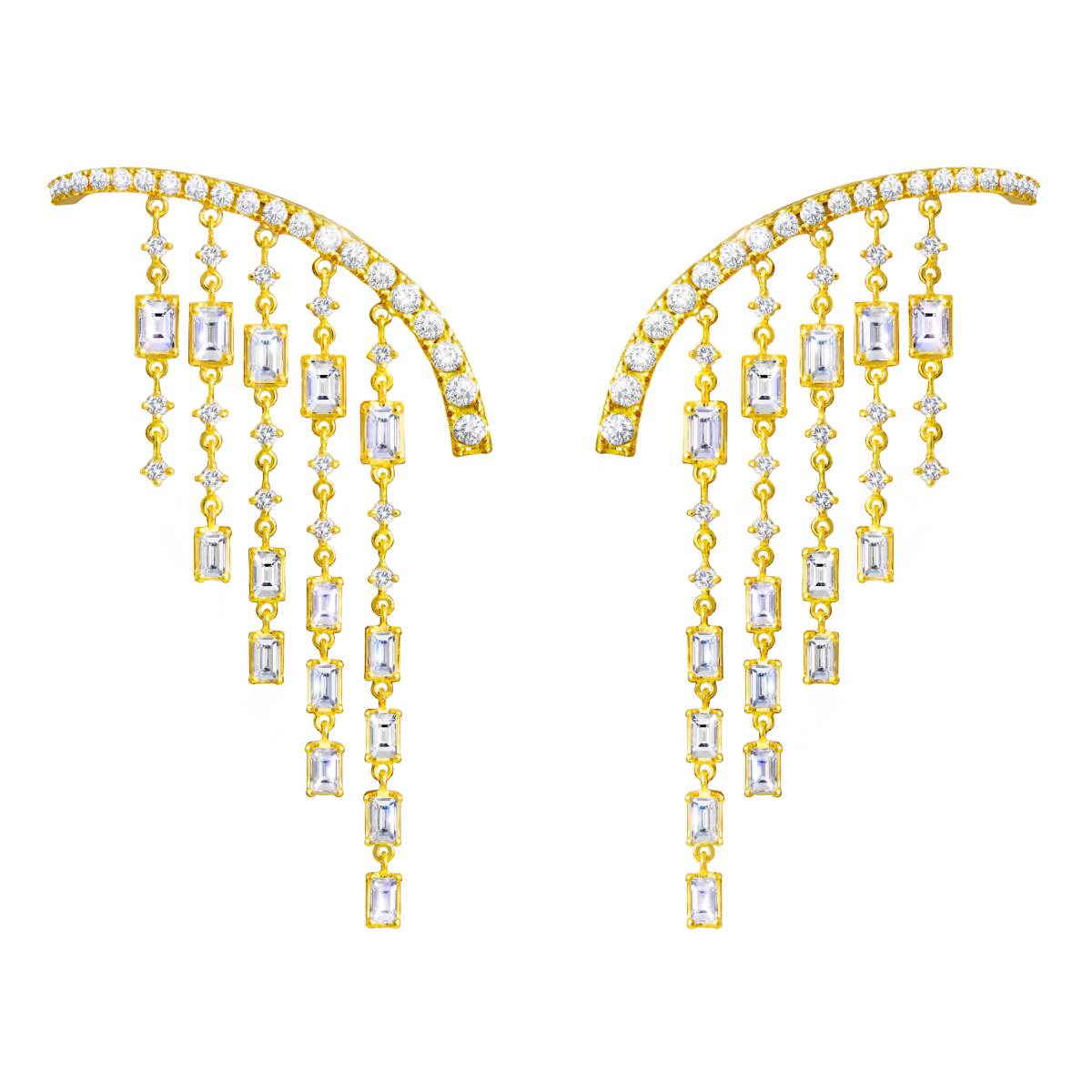 DT【AHKAH】chandelier sway grace 耳環