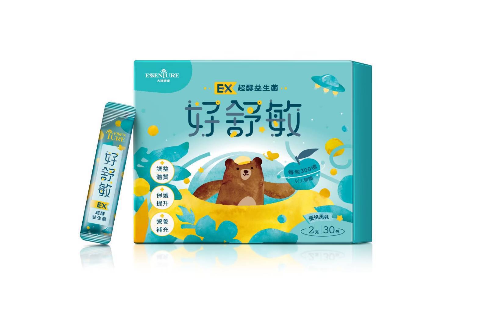 【大漢酵素台中店】好舒敏超酵益生菌30入/盒*7盒