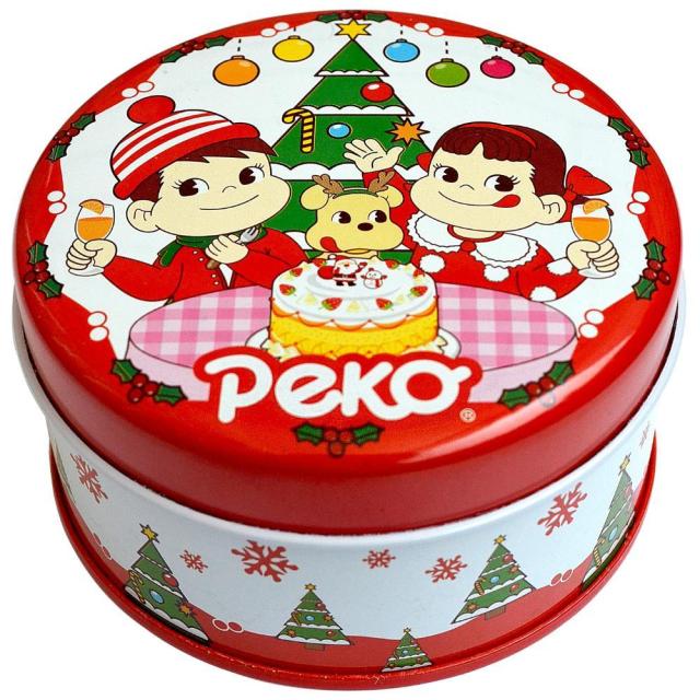 【聖誕節】不二家牛乳糖圓罐聖誕版40g