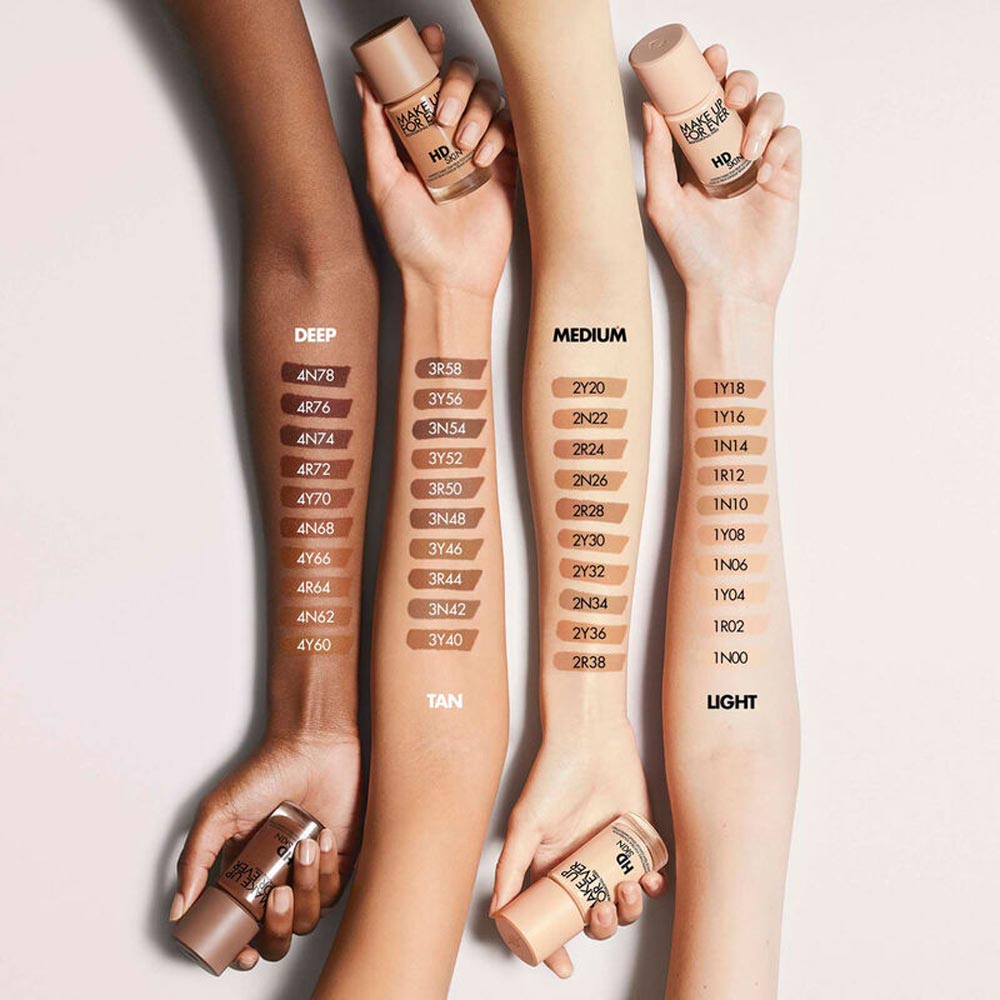 【MAKE UP FOR EVER】HD SKIN 粉無痕持久粉底液 30ml-1N10