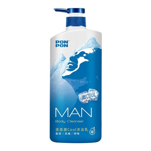 【魅力零距離】澎澎MAN 激COOL沐浴乳650g