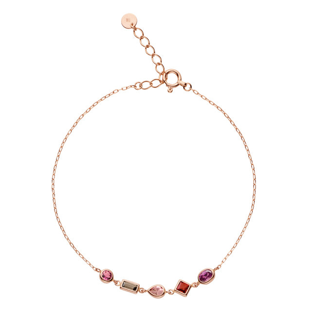 *【va vendome aoyama】粉紅彩寶手鍊
