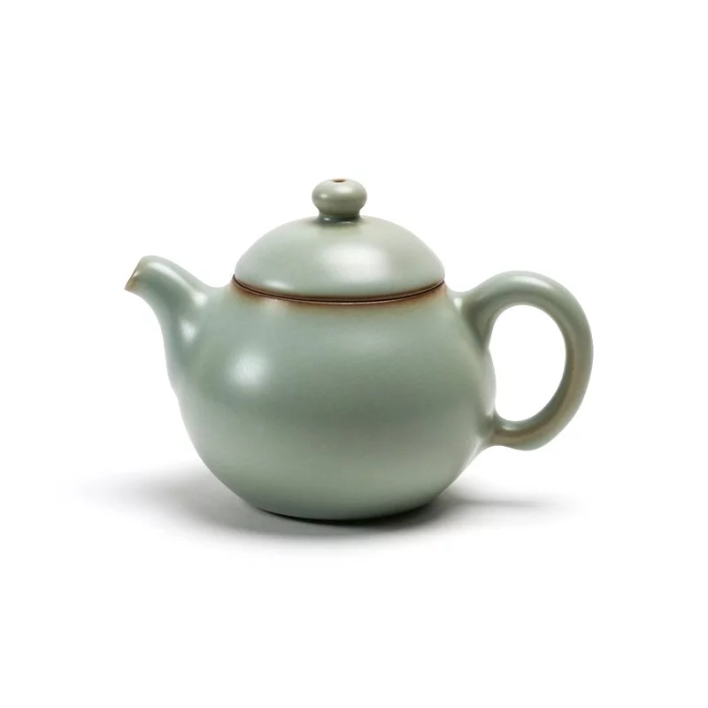 【中港陶作坊】懷汝802壺 190ml-粉青