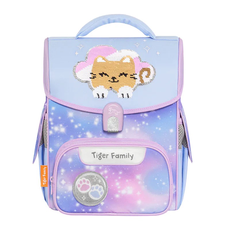 【Tiger Family台中店】小學者超輕量護脊書包Pro 2S-雲朵小貓
