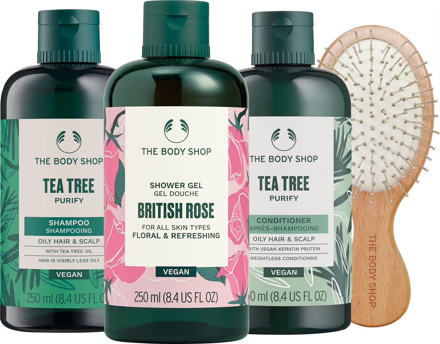 【THE BODY SHOP】植萃果香經典組-茶樹