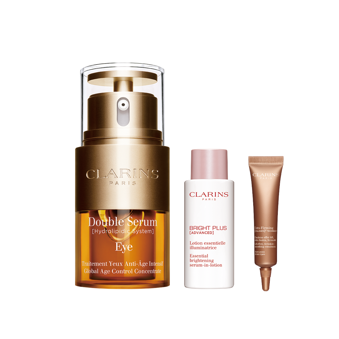 *CLARINS 黃金亮眼萃組