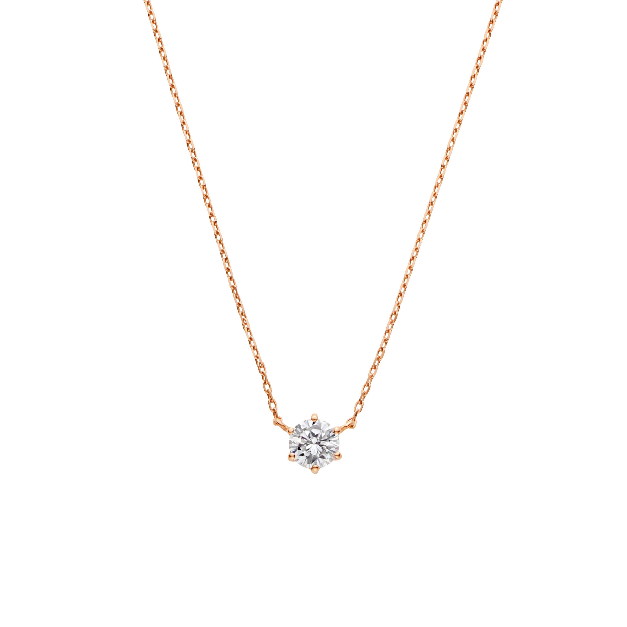 *【va vendome aoyama】VI 六爪單鑽項鍊(0.20ct)