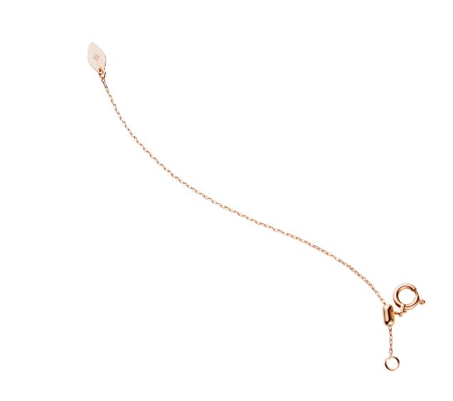 *【va vendome aoyama】18K玫瑰金滑動式調節鍊(8cm)