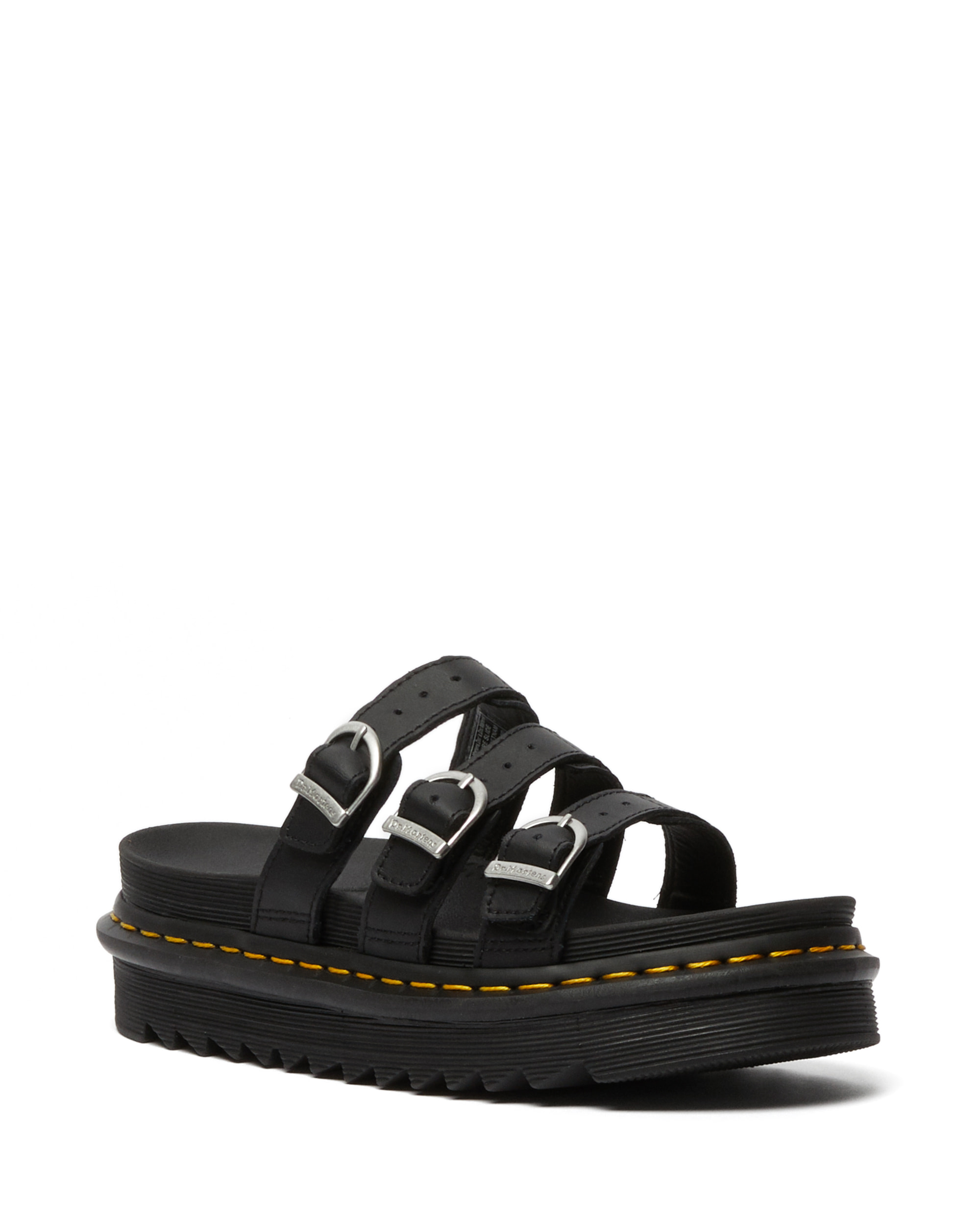 【DR MARTENS】 馬汀大夫 皮革拖鞋-UK 8