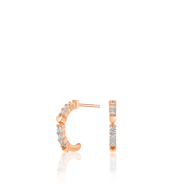 Eternity 永恆心漾 鑽石耳環