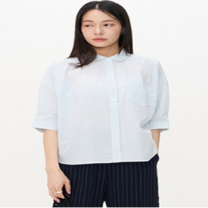 【E-WEAR】光環的圍繞造型七分袖襯衫