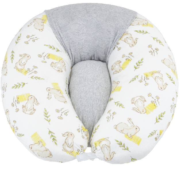 agapebaby 竹纖維多功能月亮枕(田園兔)