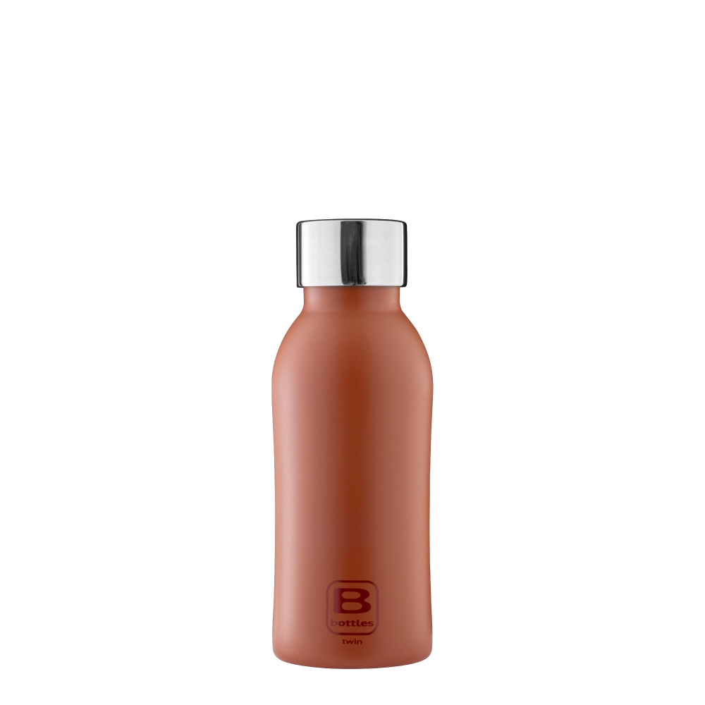 【中港彼安特】單色保溫瓶350ml-磚紅色