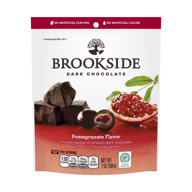 BROOKSIDE紅石榴夾餡黑巧克力198g
