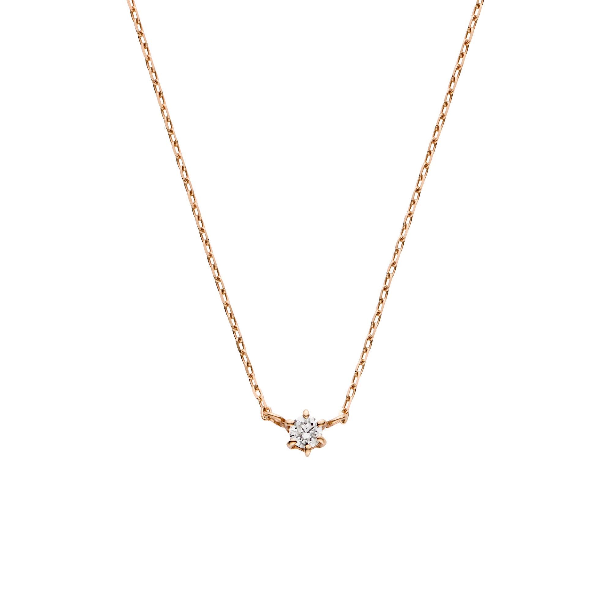 *【va vendome aoyama】VI 六爪單鑽項鍊(0.03ct)