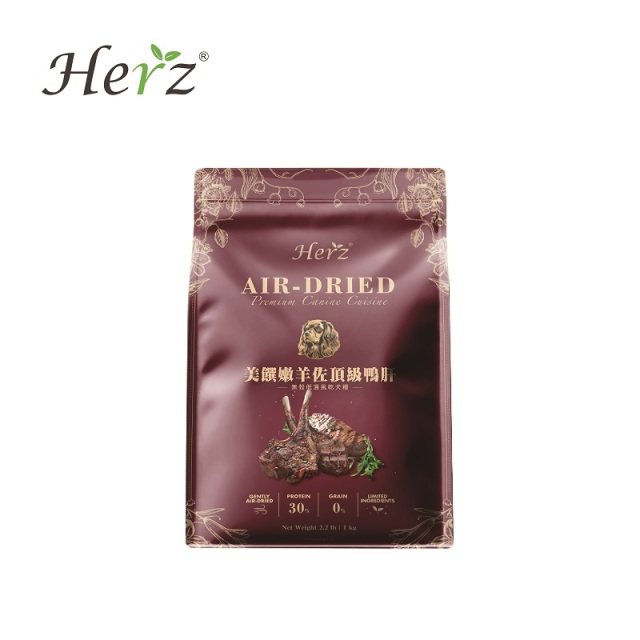 【驚點狂歡慶】赫緻_美饌犬糧-嫩羊佐頂級鴨肝1KG