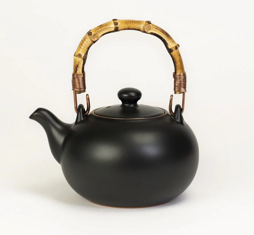 【中港陶作坊】大泡壺二式 400ml-黑