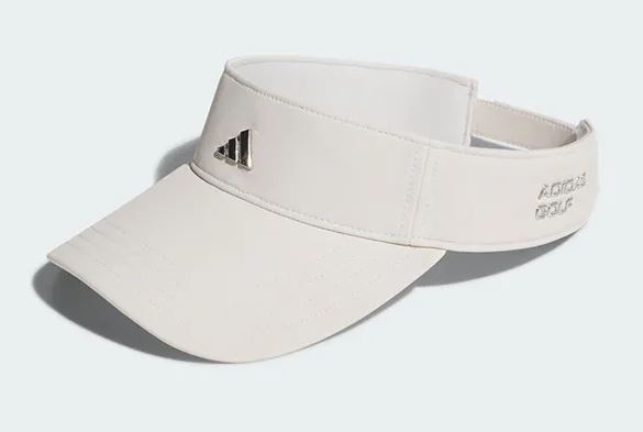 【ADIDAS GOLF】金屬感高爾夫球帽(女)-米