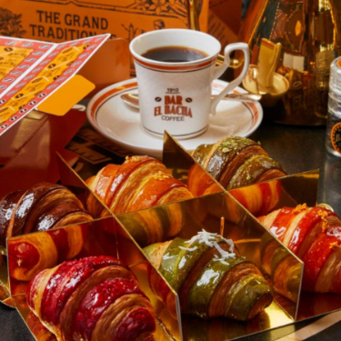 【2025點數護照】500點-BACHA COFFEE 可頌禮盒6入(口味隨機)