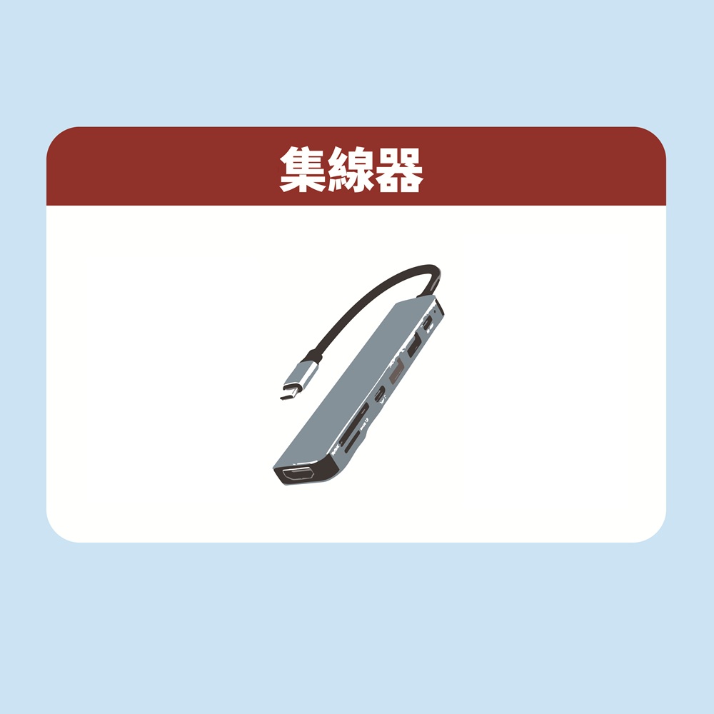 USB-C 四合一集線器