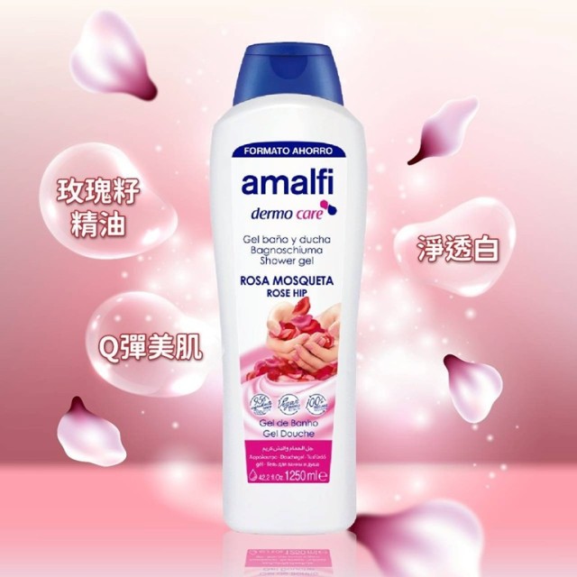 玫瑰淨白嫩膚沐浴露750ML