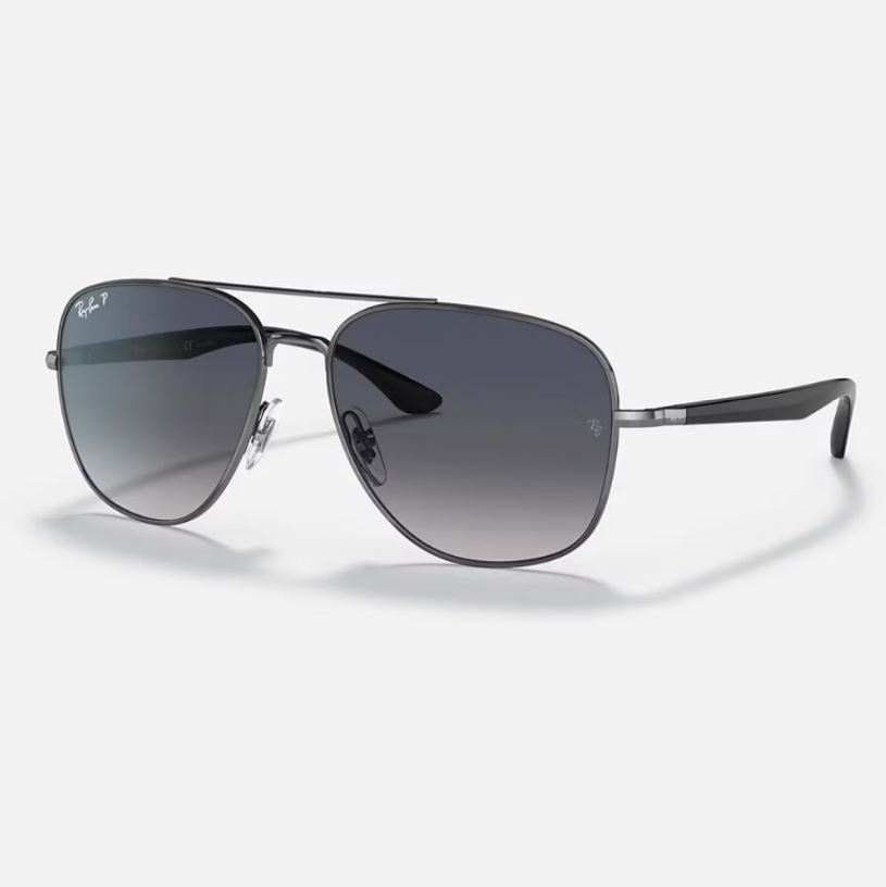 【RAY BAN】方形複合式偏光太陽眼鏡