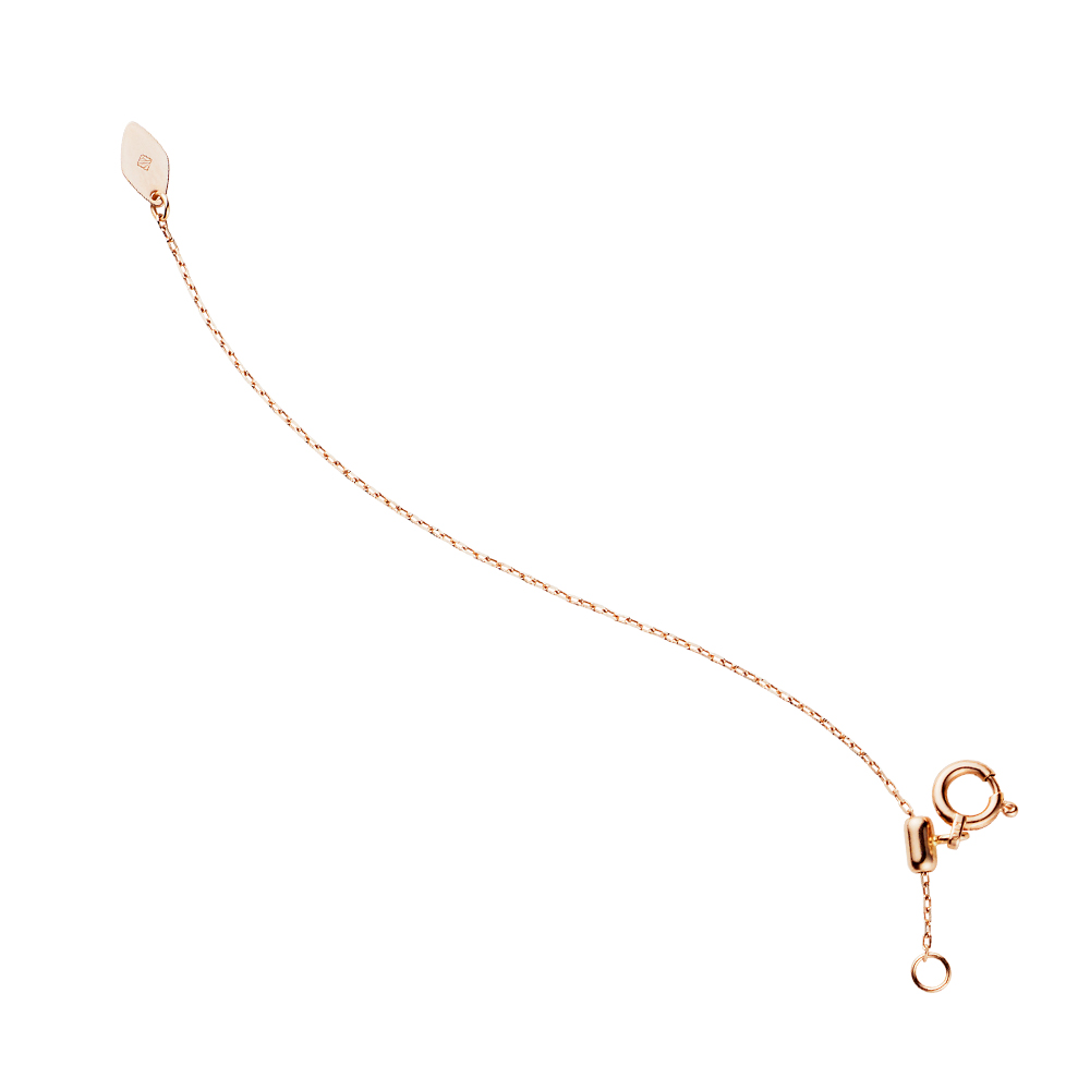 *【va vendome aoyama】10K玫瑰金滑動式調節鍊(8cm)