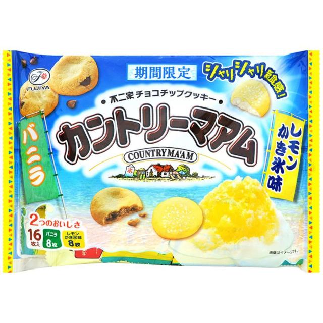 【超市點點好物】不二家雙味鄉村餅香草檸檬冰160g