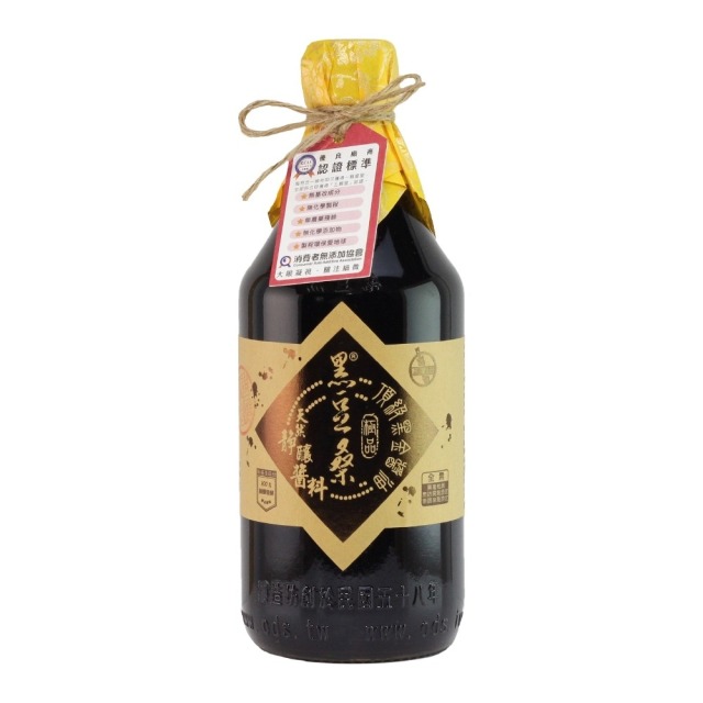 黑豆桑頂級黑金醬油550ml