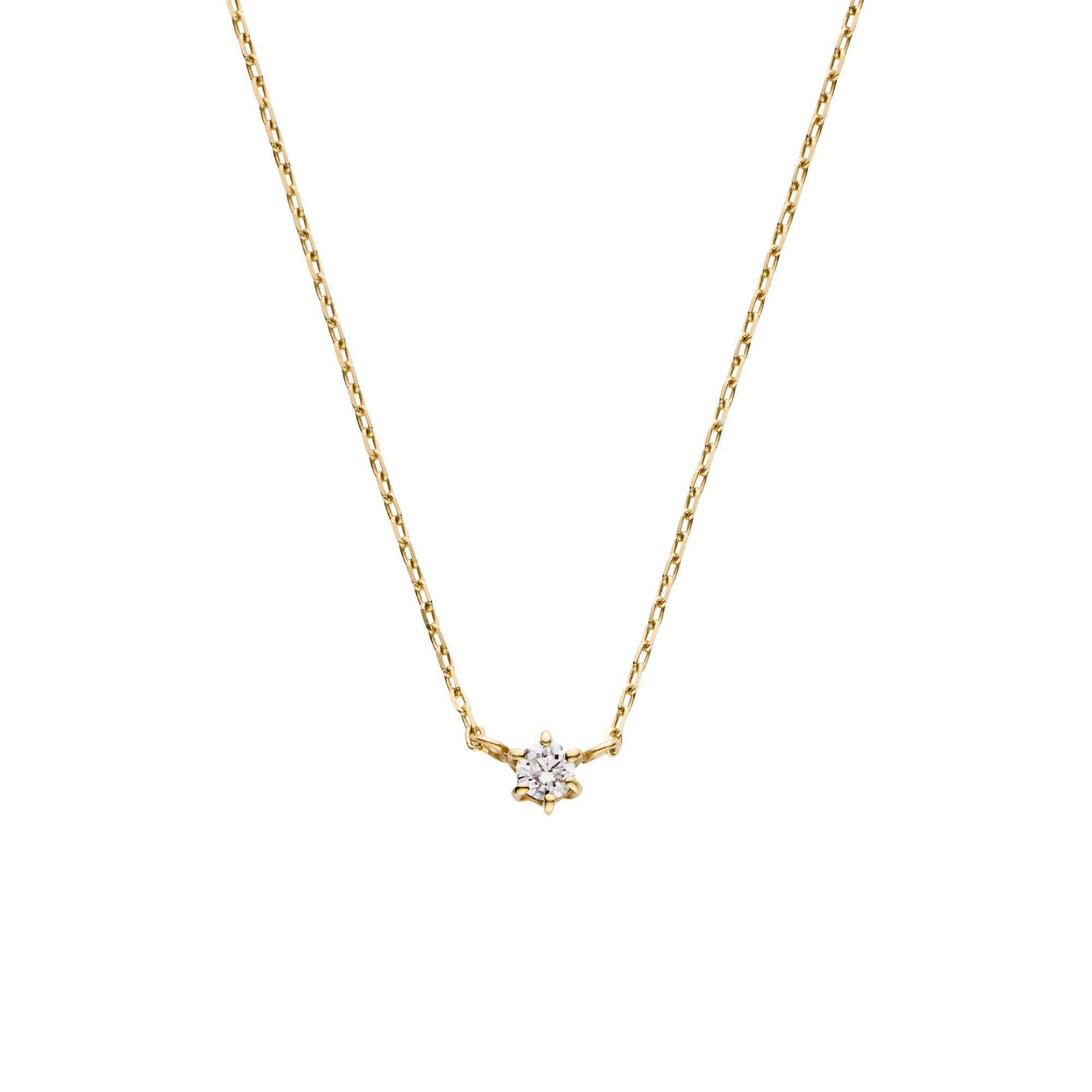 *【va vendome aoyama】VI 六爪單鑽項鍊(0.03ct)