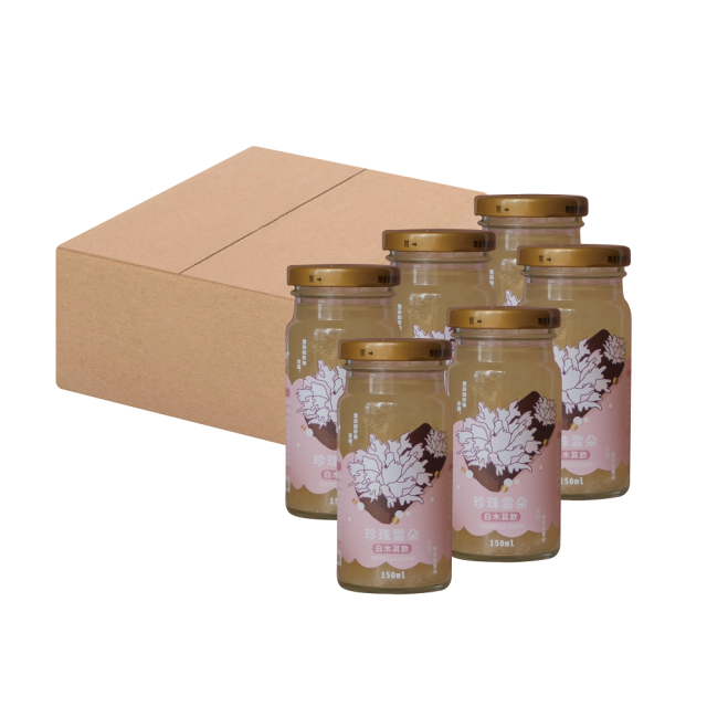 福忠字號珍珠雲朵白木耳飲150g*12入