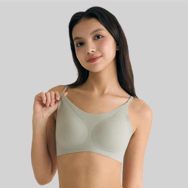 3件組－經典款 親膚無痕內衣 (茉莉綠細肩)