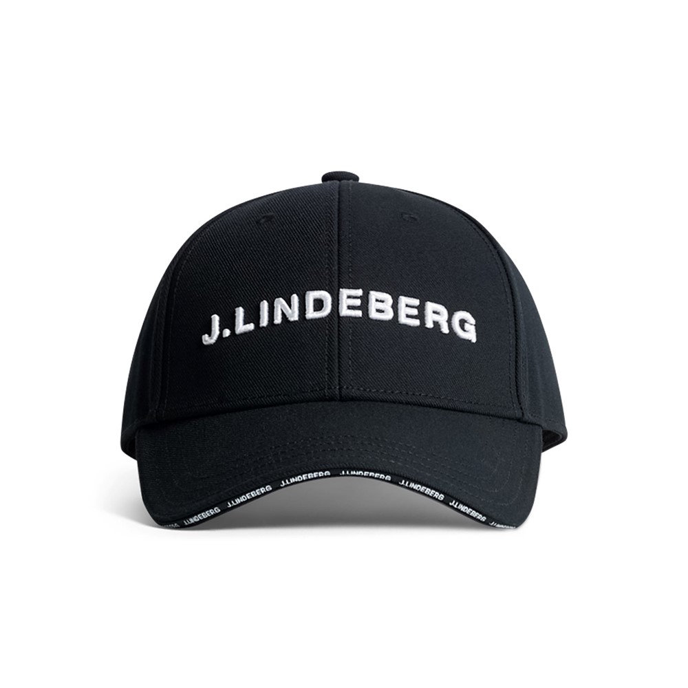 【J.LINDEBERG】經典JL球帽-JL黑