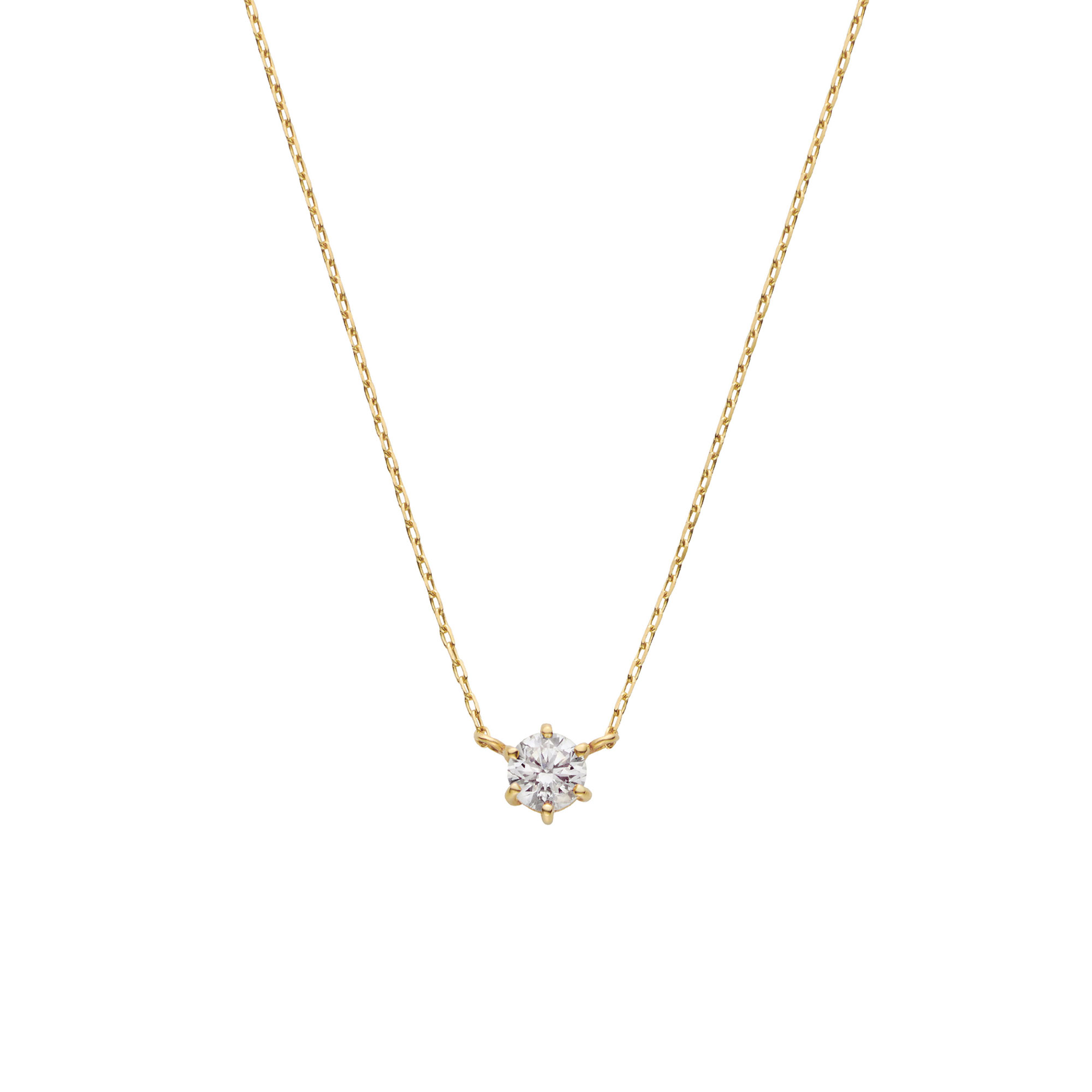 *【va vendome aoyama】VI 六爪單鑽項鍊(0.15ct)