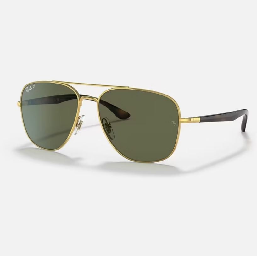 【RAY BAN】方形複合式偏光太陽眼鏡