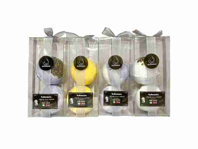 【超市點點好物】鴻琴生活-Adonis微醺綜合泡澡球(2入)(4組)