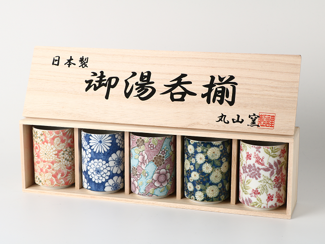 【中港陶八】長湯吞5色茶具組 木盒
