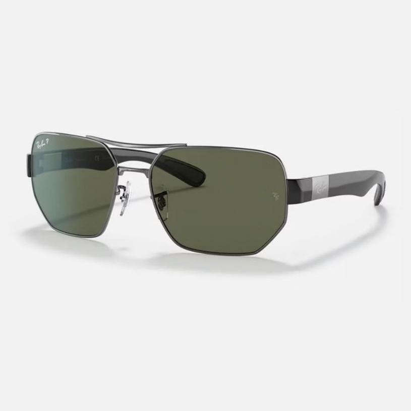 【RAY BAN】方形複合式偏光太陽眼鏡