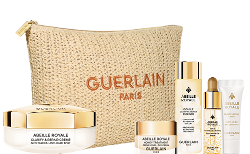 ●【三多】GUERLAIN皇家蜂王乳淨亮修護蜜霜組