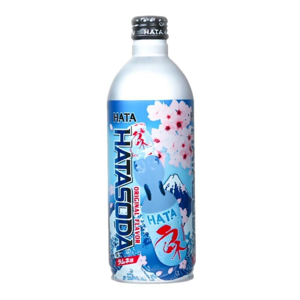 Hata彈珠汽水風味隨手罐碳酸汽水500g