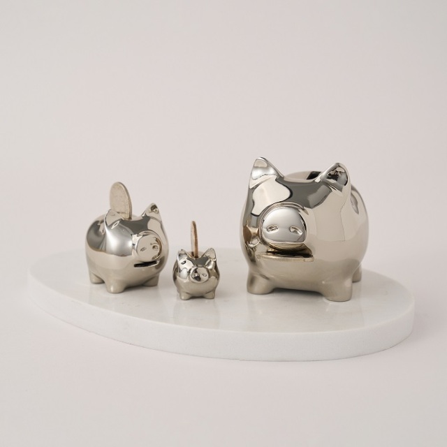 (西門)【金豬GOLDENPIG】大豬小豬落御盤_銀