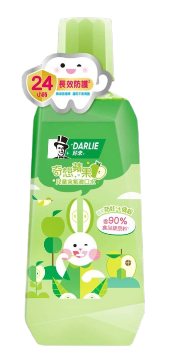 好來兒童無酒精漱口水蘋果500ml