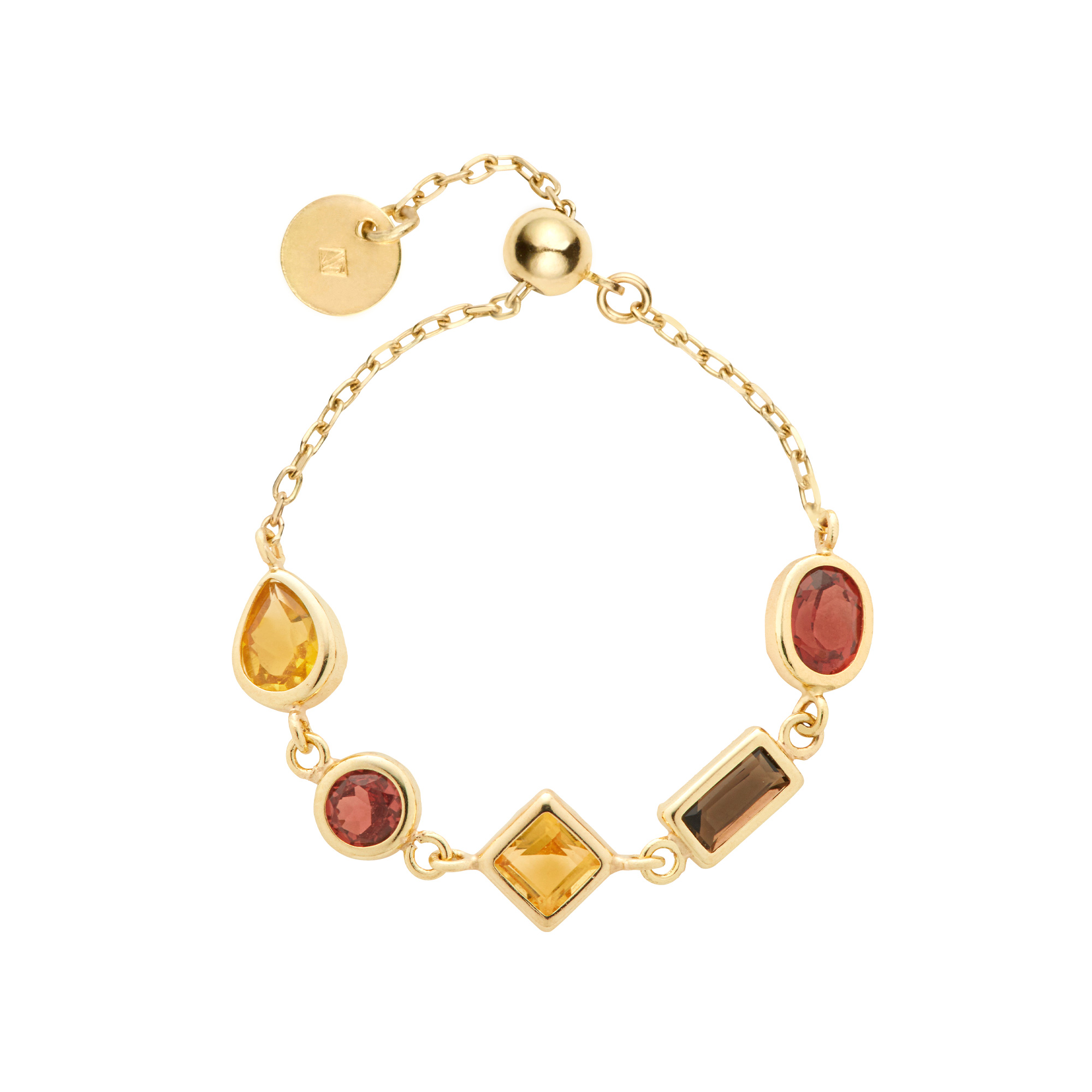 *【va vendome aoyama】《限定品》琥珀色彩寶鍊戒