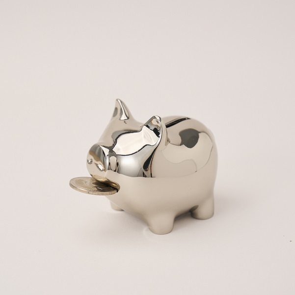 (西門)【金豬GOLDENPIG】金豬-捌(8cm)銀