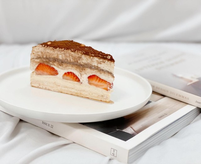 【享點甜蜜食刻】稍甜-冬季限定-草莓提拉米蘇千層