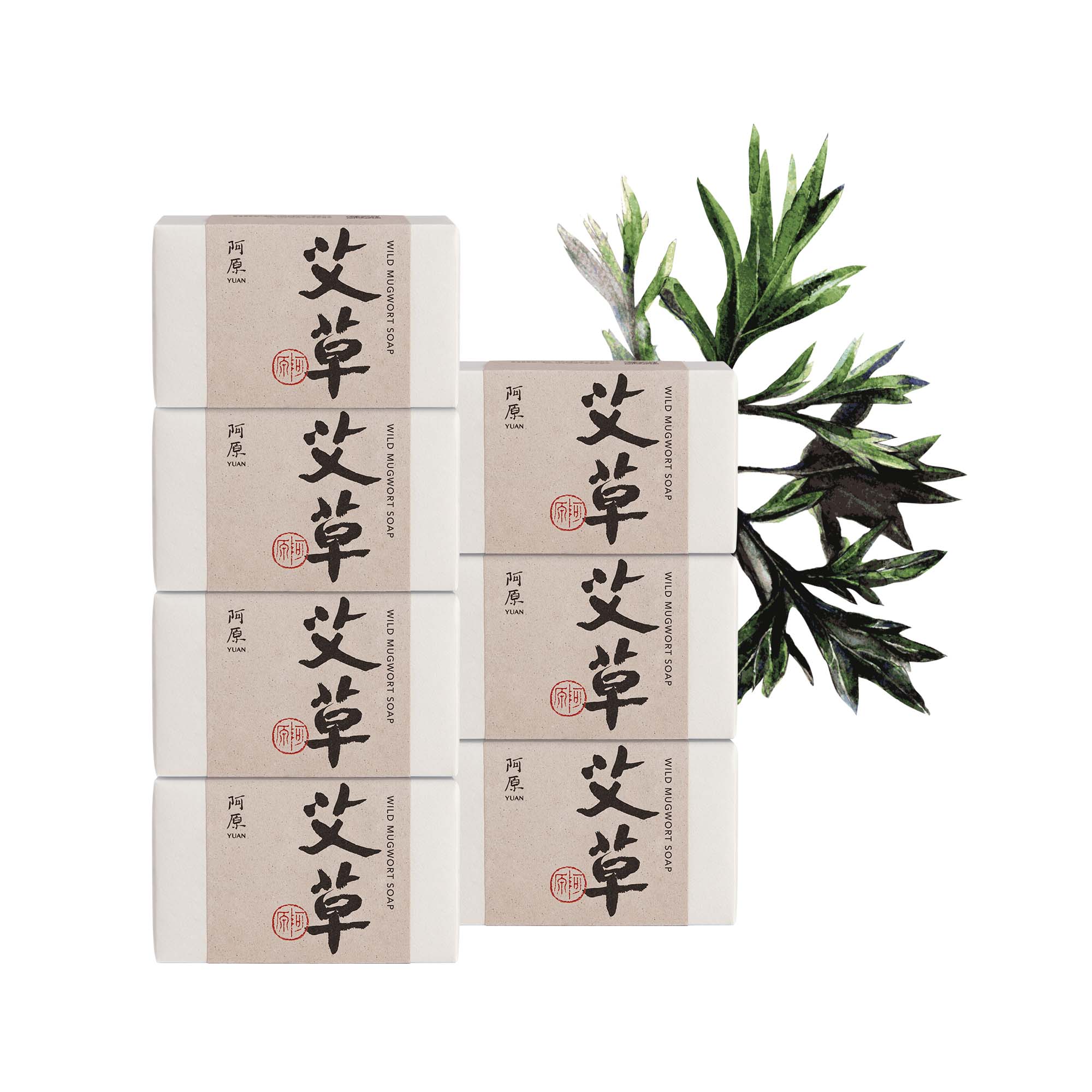 【台中店-阿原肥皂】艾草皂x7
