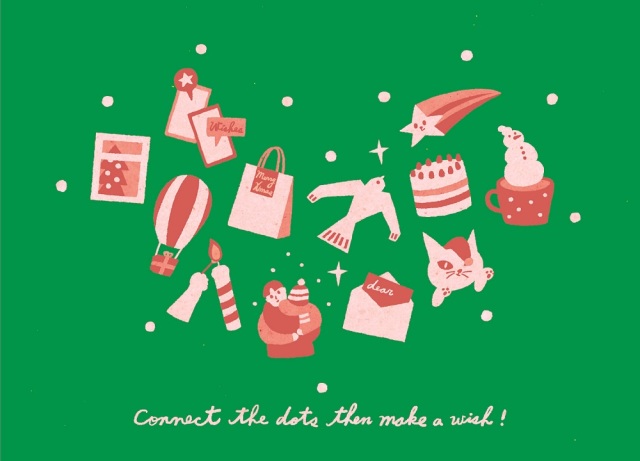 (左營)耶誕星願郵局_收藏版明信片組