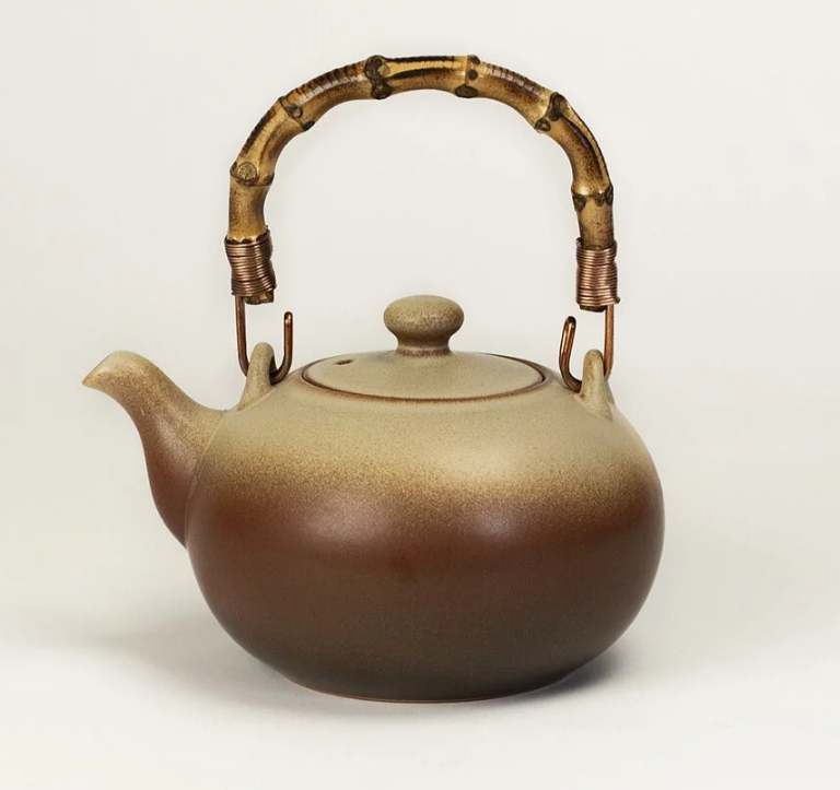 【中港陶作坊】大泡壺二式 400ml-紅黃