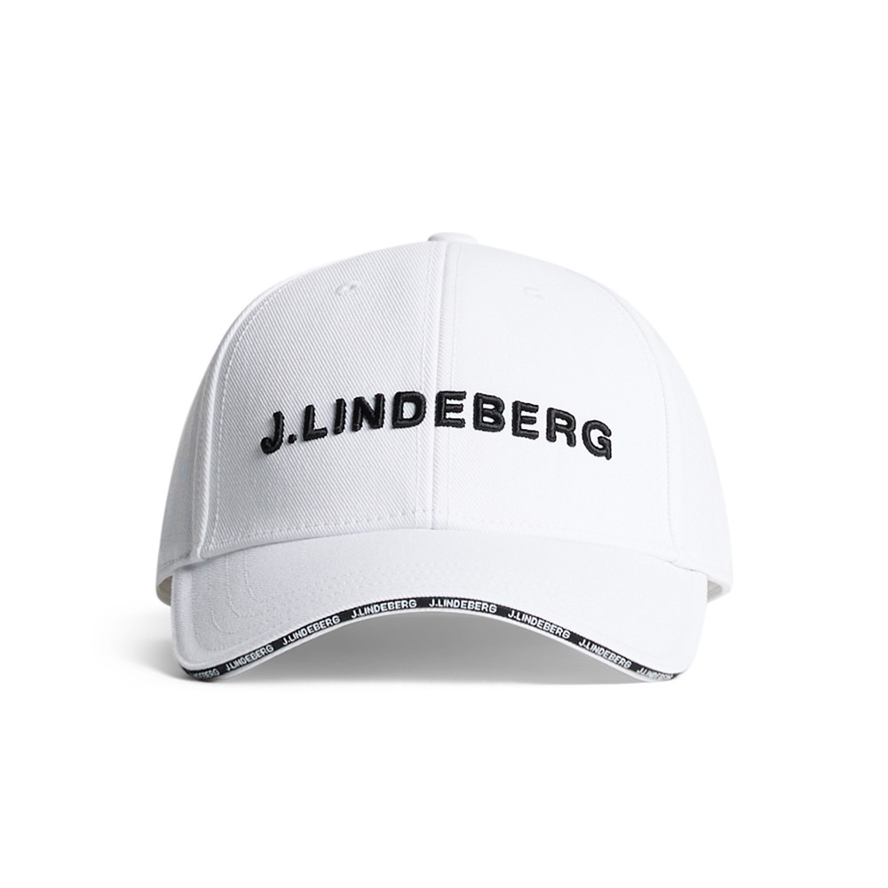 【J.LINDEBERG】經典JL球帽-JL白