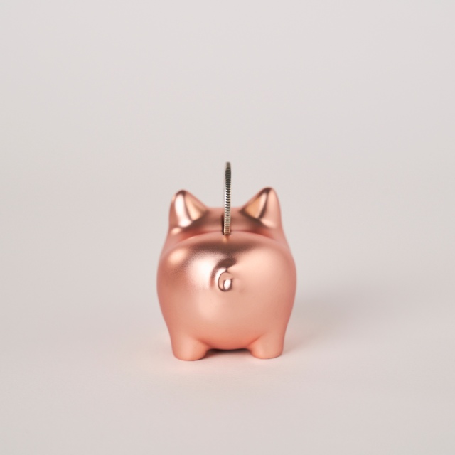 (西門)【金豬GOLDENPIG】金豬-伍(5cm)霧玫金